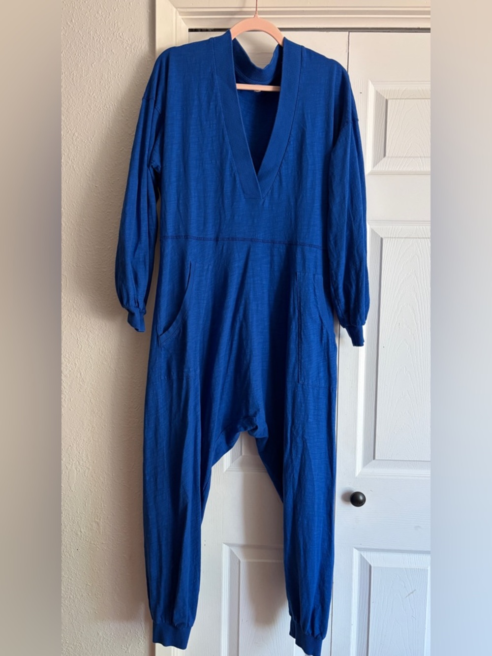 Free People Just Because Onesie Jumpsuit Blue - Picture 11 of 11